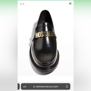 Moschino men’s black college loafer size 11
